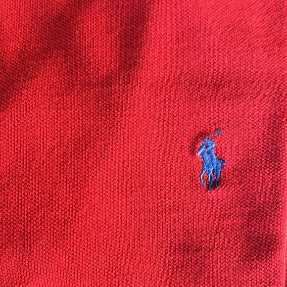 Polo by Ralph Lauren Mens Long Sleeve Shirt Red Sz. M - Picture 5 of 6